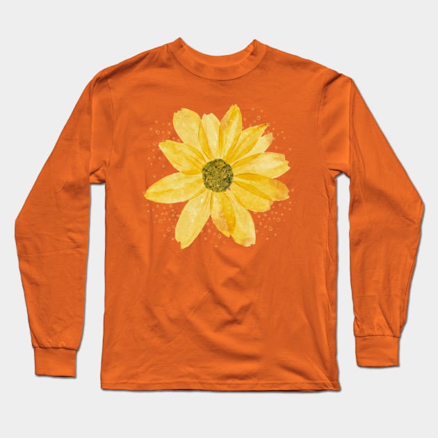 Yellow flower Long Sleeve T-Shirt by Nano-none